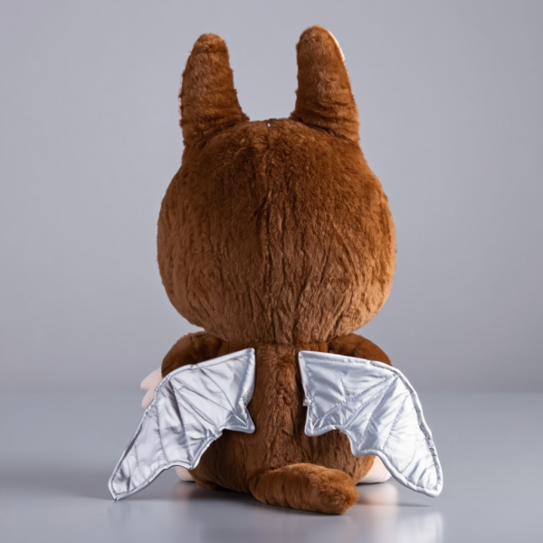 М'яка іграшка-плед, подушка 3 в 1 Labubu Brown Dragon плед в іграшці дитячий плед іграшка Лабубу Коричневий 520-29BR - фото