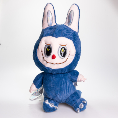 М'яка іграшка-плед, подушка 3 в 1 Labubu Brown Dragon плед в іграшці дитячий плед іграшка Лабубу Синій 520-29BL - фото