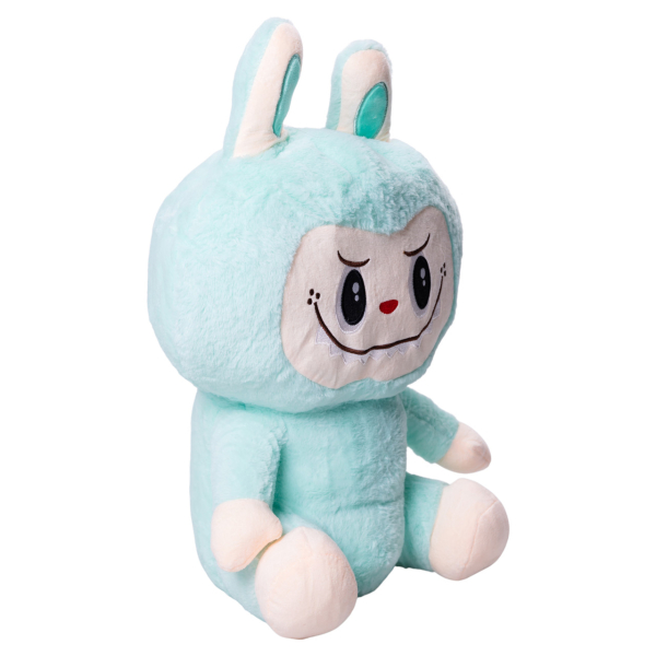 М'яка іграшка-плед, подушка 3 в 1 Лабубу 50 см М'ятна ТМ COLORFUL HOME LAB2M - фото №5