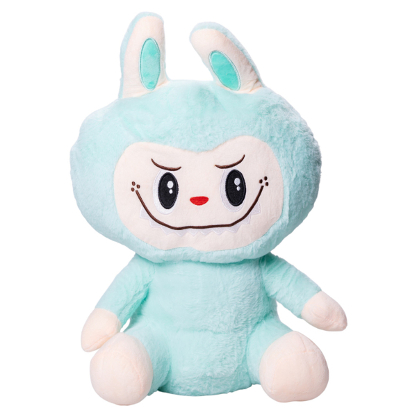 М'яка іграшка-плед, подушка 3 в 1 Лабубу 50 см М'ятна ТМ COLORFUL HOME LAB2M - фото №6