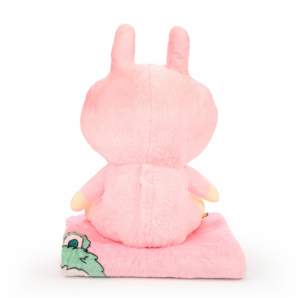 М'яка іграшка-плед, подушка 3 в 1 Лабубу 50 см Рожевий ТМ COLORFUL HOME LAB2P - фото №3