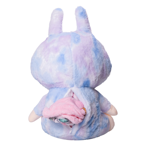 М'яка іграшка-плед, подушка 3 в 1 Лабубу 50 см Синій ТМ COLORFUL HOME LAB1BL - фото №5