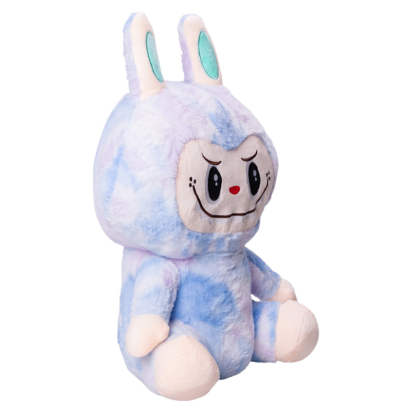 М'яка іграшка-плед, подушка 3 в 1 Лабубу 50 см Синій ТМ COLORFUL HOME LAB1BL - фото №7