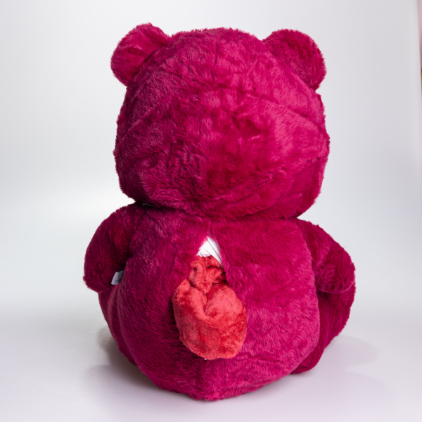 М'яка іграшка-плед, подушка 3 в 1 Ведмедик Тедді в костюмі Лотсо плед в іграшці 40×35×15 (см) дитячий плед іграшка 520-2R - фото №5