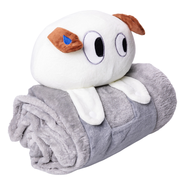 М'яка іграшка-плед Собачка 120×160 (см) 2 в 1 Сірий Colorful Home 5616-68G - фото №2