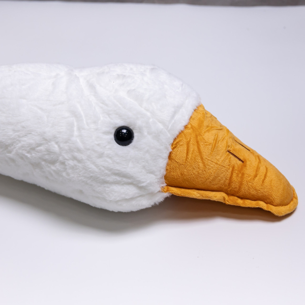 М'яка іграшка-подушка з пледом усередині Гусак-обіймусь 135 (см) іграшка плед 3 в 1 дитячий плюшевий плед Білий 520-6W - фото №6