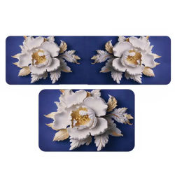 Набір діатомітових 3D килимків для ванної кімнати 2 шт 38×58/38×118 см HP-42-48