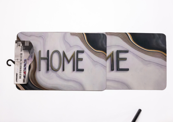 Набір килимків для підлоги 3 штуки діатомітових 38*58 см/2 по 38*98 см HP-42-53 - фото №5