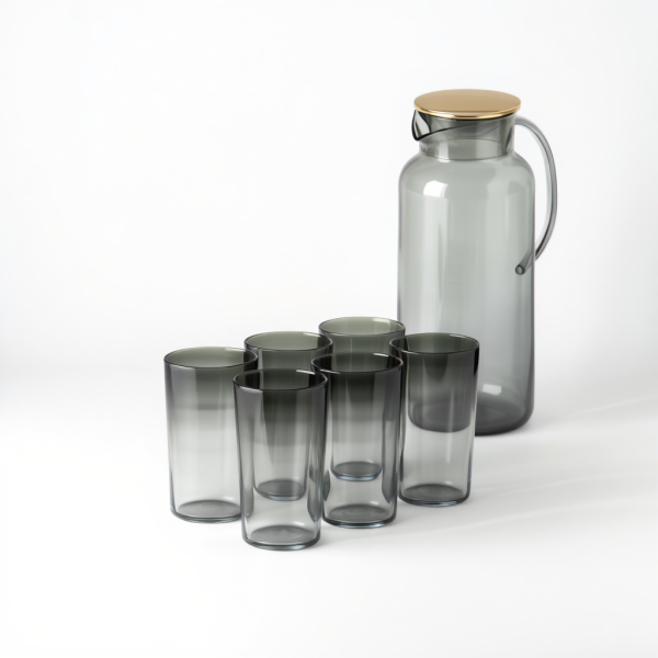 Глечик для напоїв в комплекті зі склянками 7 предметів HP-19-FX7 - фото