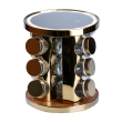 Набір для спецій 12 предметів на круглій підставці з LED-підсвічуванням HP15284 - фото №1