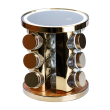 Набір для спецій 12 предметів на круглій підставці з LED-підсвічуванням HP15284 - фото №5