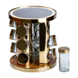 Набір для спецій 12 предметів на круглій підставці з LED-підсвічуванням HP15284 - фото №6
