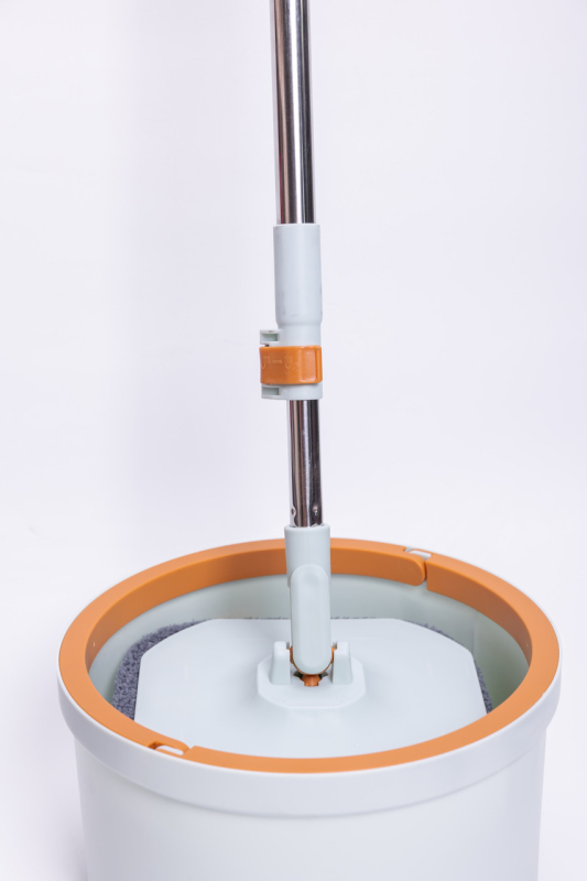 Набір для прибирання швабра з віджимом 119 (см) та відром 7 (л) професійна швабра з відром Блакитний HP-35015-45 - фото №5