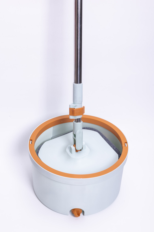 Набір для прибирання швабра з віджимом 119 (см) та відром 7 (л) професійна швабра з відром Блакитний HP-35015-45 - фото №7