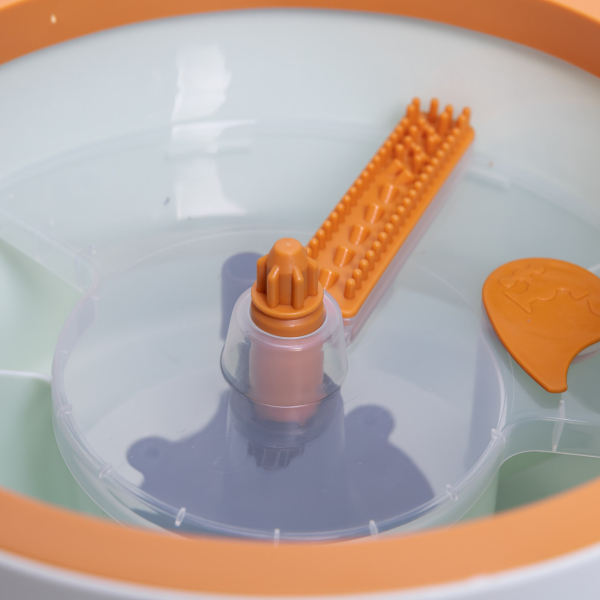 Набір для прибирання швабра з віджимом 119 (см) та відром 7 (л) професійна швабра з відром Блакитний HP-35015-45 - фото №8