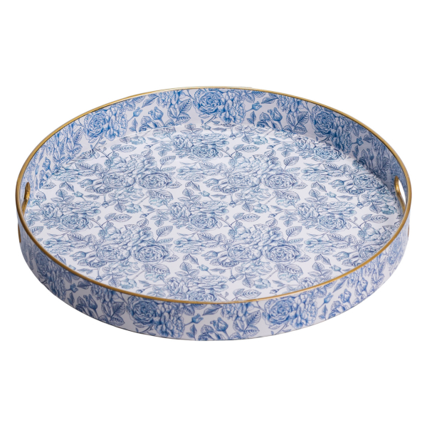 Набір круглих підносів для подачі їжі 2 (шт) Ø32.5 / 37 (см) HP-HK-17 - фото №2