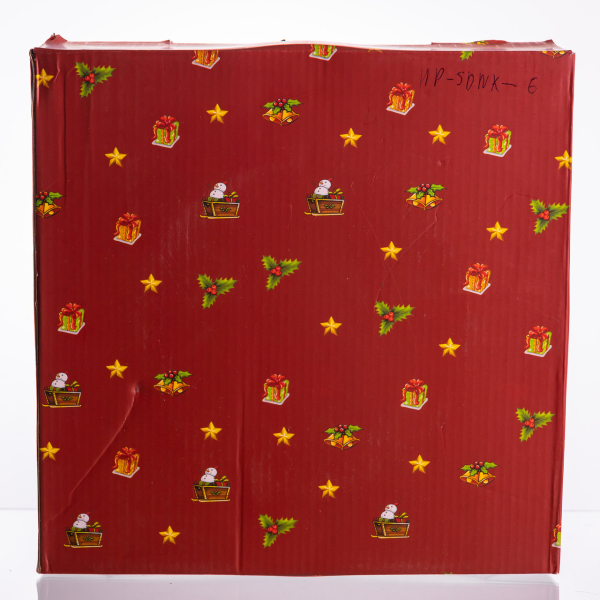 Набір новорічних тарілок з порцеляни Santa 6 (шт) Ø26.5 см HP-SDHK-6 - фото №4