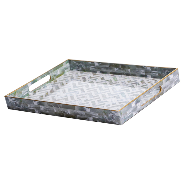 Набір прямокутних підносів для подачі їжі 2 (шт) 40×30×4 (см) HP-HK-16 - фото №2