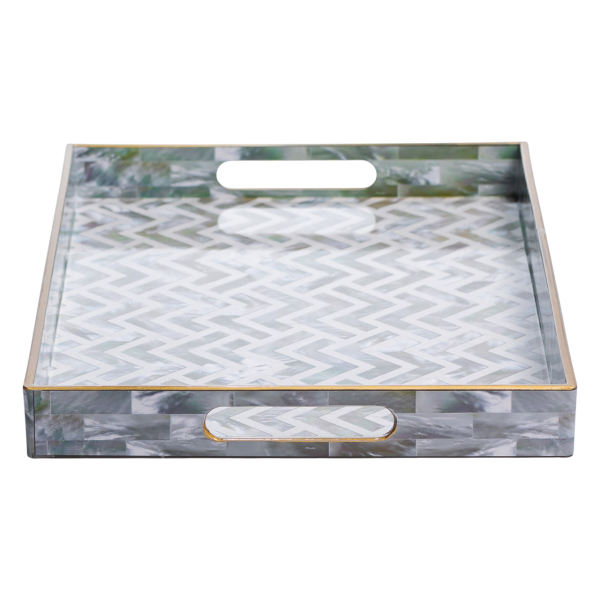 Набір прямокутних підносів для подачі їжі 2 (шт) 40×30×4 (см) HP-HK-16 - фото №3