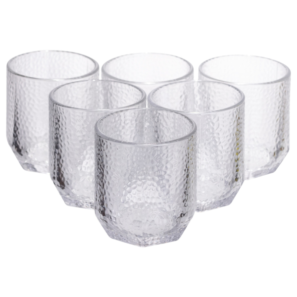 Набір склянок 6 (шт) 250 (мл) для лимонадів, соку, води, коктейлів HP-19-LJB-2 - фото