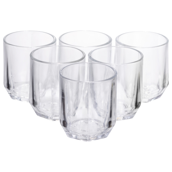 Набір склянок 6 (шт) 250 (мл) для лимонадів, соку, води, коктейлів HP-19-LJB-3 - фото