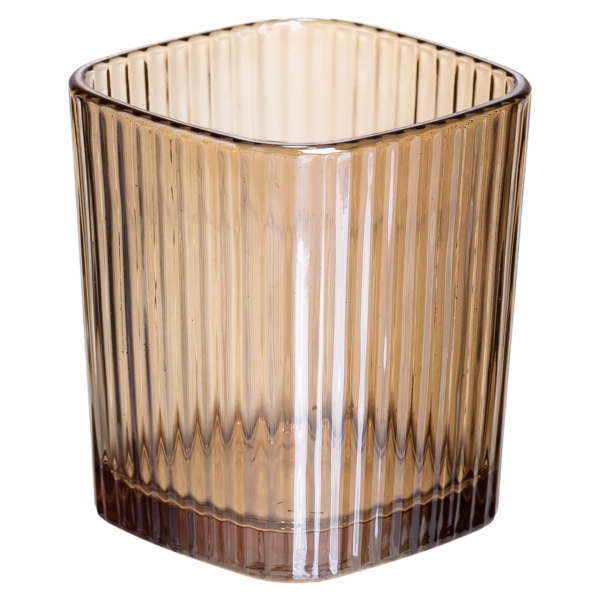 Набір склянок 6 (шт) 250 (мл) для лимонадів, соку, води, коктейлів Коричневий HP-19-AY-5 - фото №2