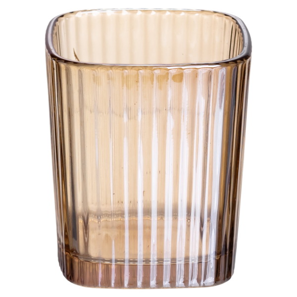 Набір склянок 6 (шт) 250 (мл) для лимонадів, соку, води, коктейлів Коричневий HP-19-AY-5 - фото №3