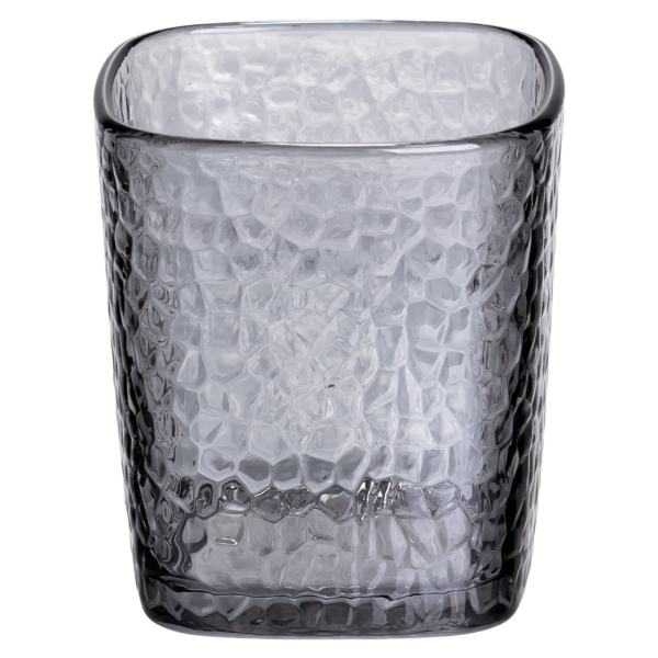 Набір скляних склянок 6 (шт) 250 (мл) для лимонадів, соку, води, коктейлів Сірий HP-19-AY-4 - фото №2