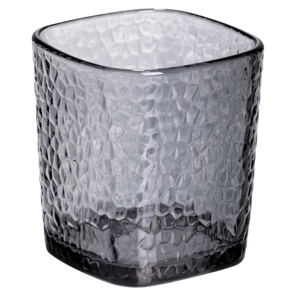 Набір скляних склянок 6 (шт) 250 (мл) для лимонадів, соку, води, коктейлів Сірий HP-19-AY-4 - фото №3