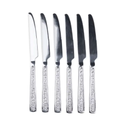 Набір столових ножів 6 шт нержавіюча сталь гальванічне покриття HP692