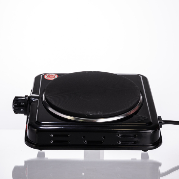 Настільна електрична плита SOKANY SK-5109 на одну конфорку 1000Вт Чорна - фото №4