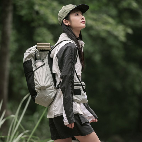 Рюкзак туристичний Naturehike NH20BB206, 20 л, світло-сірий - фото №7