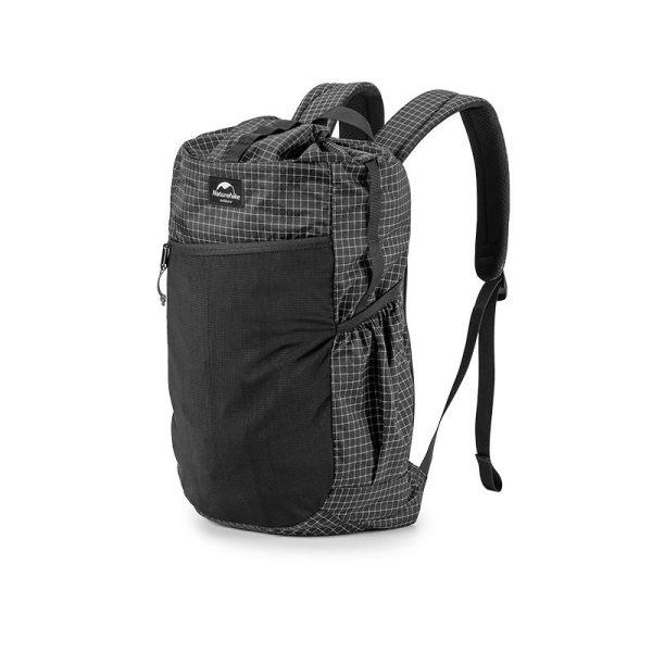 Рюкзак туристичний Naturehike NH20BB206, 20 л, графіт в клітинку - фото