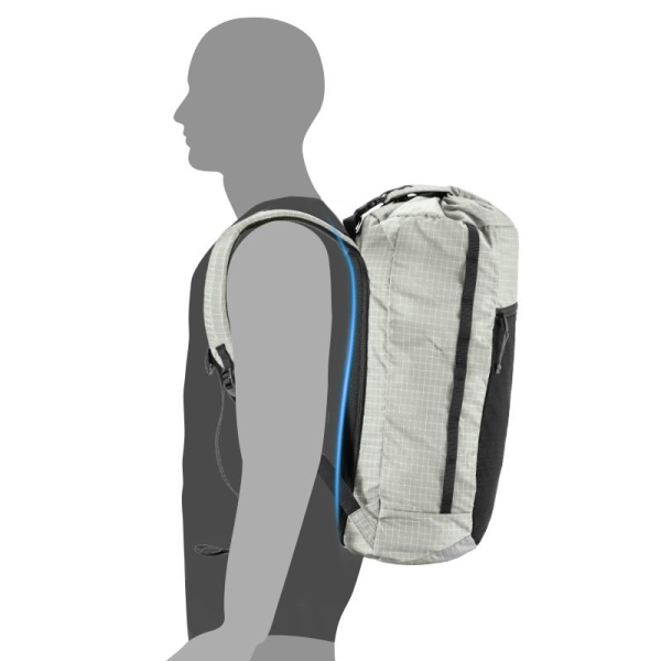 Рюкзак туристичний Naturehike NH20BB206, 20 л, світло-сірий - фото №2