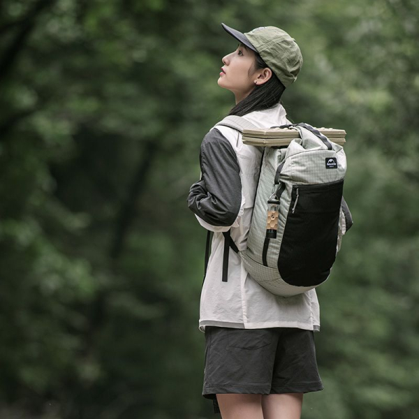 Рюкзак туристичний Naturehike NH20BB206, 20 л, світло-сірий - фото №4