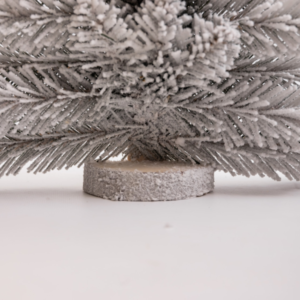 Штучна ялинка настінна Полонина 60 см на дерев'яній підставці SOK-M-V-2 - фото №4