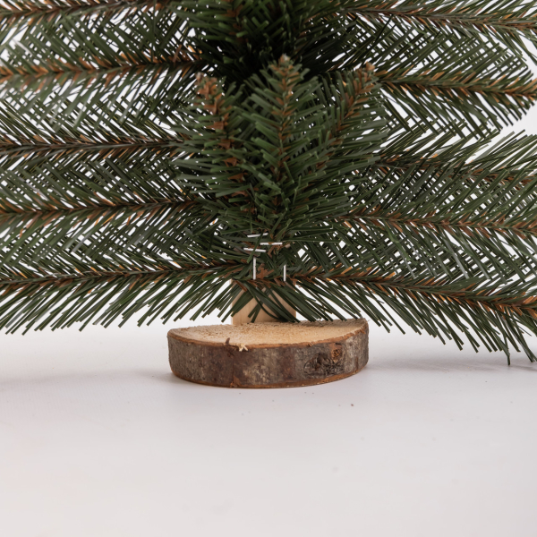 Штучна ялинка настінна Полонина 60 см на дерев'яній підставці SOK-M-V-1 - фото №5