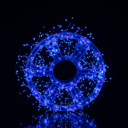 Новорічна гірлянда Хвойна лапа кімнатна роса 100 м 3000 LED зелений провід Синє сяйво D3000L100MGBL