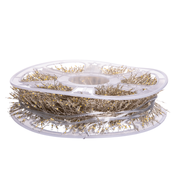 Новорічна гірлянда Хвойна лапа 100 м 3000 LED білий провід Мультиколір D3000L100MWML - фото №3