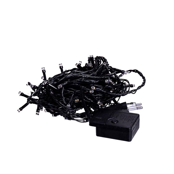 Новорічна гірлянда штора 3х2 м 144 LED кімнатна білий провід Жовтий ZWM32144LEDY - фото №3