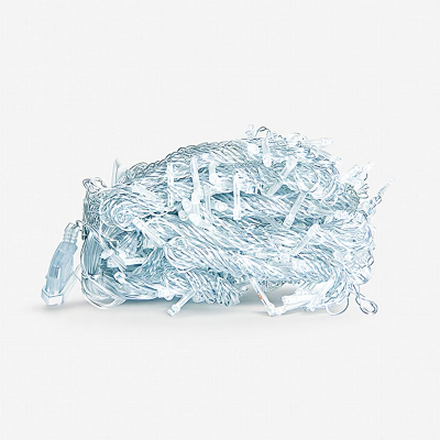 Новорічна гірлянда штора 3х3 м 192 LED кімнатна білий провід Білий ZWM33192LEDW - фото