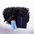 Новорічна гірлянда вулична 100 м 1000 LED з сонячною батареєю чорний провід Мультиколір SB1000L100MBML - фото №2