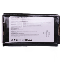 Новорічна гірлянда вулична Бахрома 6 м 105 LED чорний провід Жовтий 6МBY