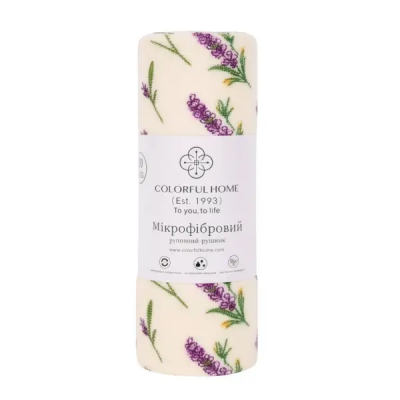 Відривні кухонні серветки з мікрофібри в рулоні 25х25 см (20 шт) Lavender 544-1W - фото