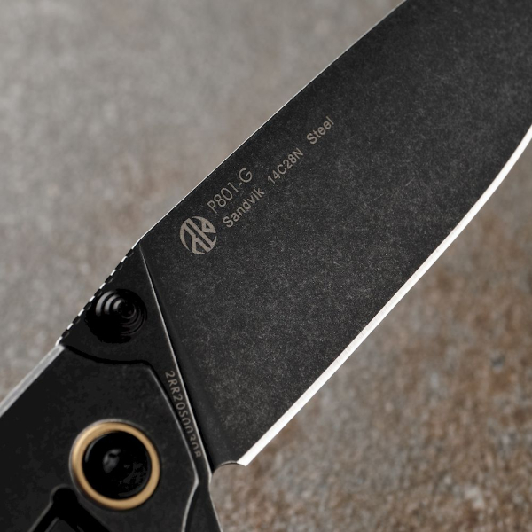 Ніж складаний туристичний Ruike P801-G, (8.6 см) 14C28N / G10 оливковий - фото №38