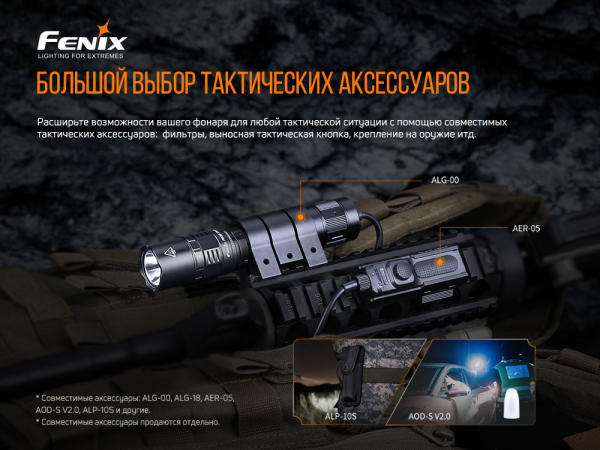 Ліхтар ручний Fenix PD36TAC - фото №38