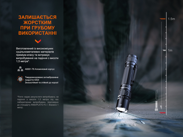 Ліхтар тактичний Fenix PD36R Pro RED - фото №17