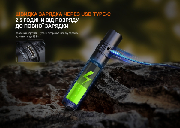 Ліхтар ручний Fenix PD36R V2.0 - фото №7