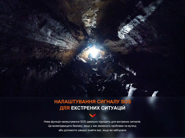 Ліхтар ручний Fenix PD40R V3.0, 3000 lm - фото №9