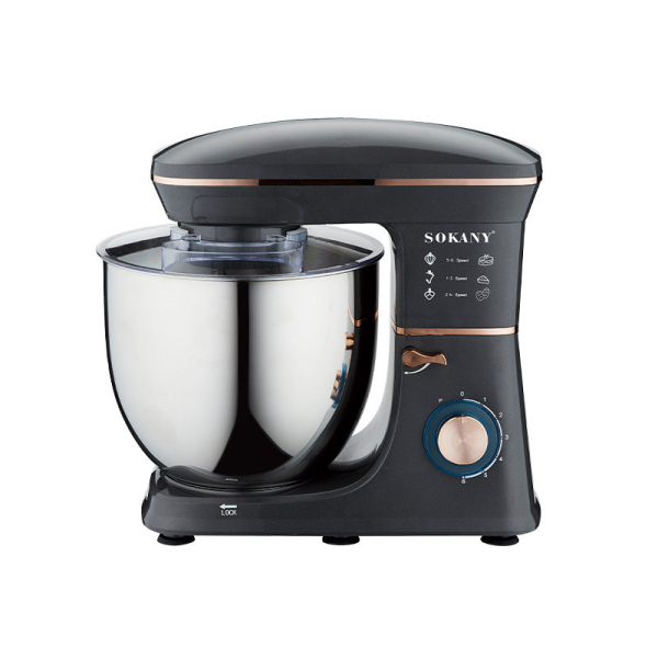 Планетарний міксер Sokany 1400 Вт з чашею 11 л 6 режимів швидкості SK-05001 - фото